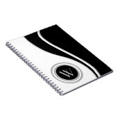 Modern Curves Classic Monogrammed Notitieboek (Rechterzijde)