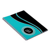 Modern Curves Duo Toon Monogrammed Notitieboek (Rechterzijde)