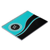 Modern Curves Duo Toon Monogrammed Notitieboek (Linkerzijde)