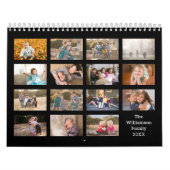 Modern Custom 15 Month Photo Kalender (Hoes)
