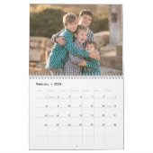 Modern Custom 15 Month Photo Kalender (Feb 2026)
