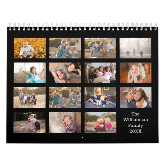 Modern Custom 15 Month Photo Kalender (Hoes)