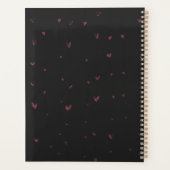 Modern Custom 18 Photo Heart Shaped voor haar Planner (Achterkant)