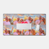 Modern Custom 8-foto's Hart Collage Bureaumat (Keyboard & Muis)