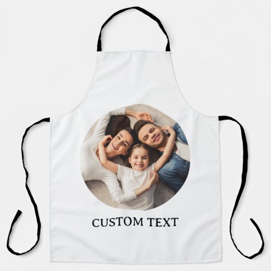 Modern Custom Afbeelding Chef Gift Schattige cadea Schort (Voorkant)