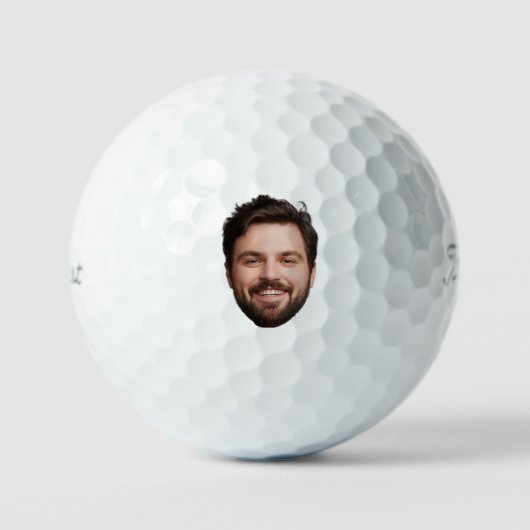 Modern Custom Afbeelding Groomsman Funny GIft Idee Golfballen (Voorkant)
