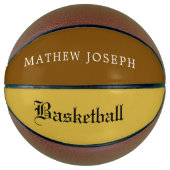 Modern Custom Basketball Featuring Your Name Basketbal (Voorkant)