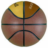 Modern Custom Basketball Featuring Your Name Basketbal (Rechts)