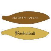 Modern Custom Basketball Featuring Your Name Basketbal (Panelen)