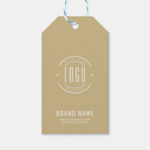Modern custom bedrijf logo business branded cadeaulabel