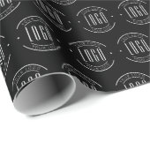 Modern custom bedrijf logo business branded cadeaupapier (Rol Hoek)