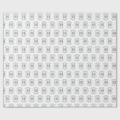 Modern custom bedrijf logo business branded cadeaupapier (Vlak)