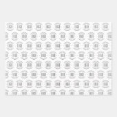 Modern custom bedrijf logo business branded inpakpapier vel (Voorkant)