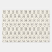 Modern custom bedrijf logo business branded inpakpapier vel (Voorkant 3)