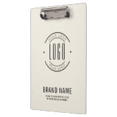 Modern custom bedrijf logo business branded klembord (Links)