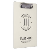 Modern custom bedrijf logo business branded klembord (Rechts)