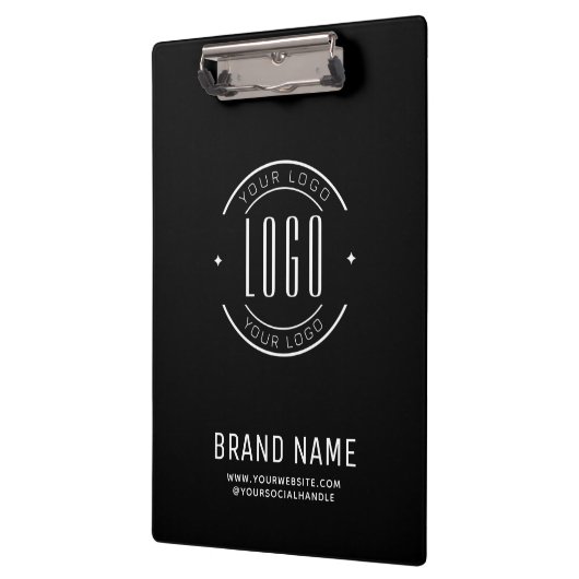Modern custom bedrijf logo business branded klembord (Links)