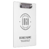 Modern custom bedrijf logo business branded klembord (Rechts)