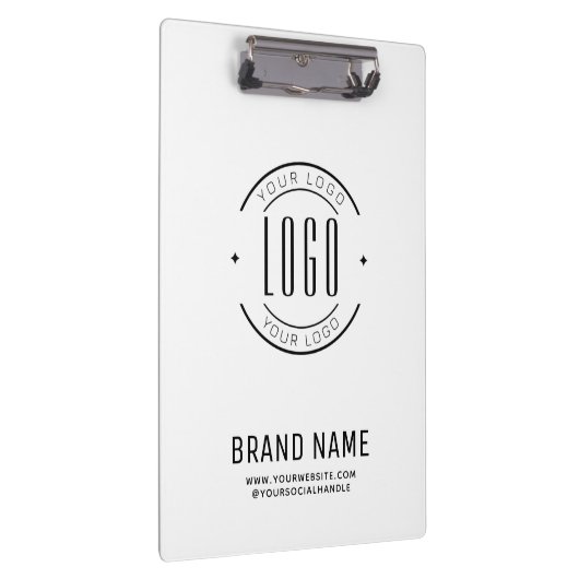 Modern custom bedrijf logo business branded klembord (Rechts)