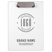 Modern custom bedrijf logo business branded klembord (Voorkant)