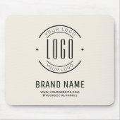 Modern custom bedrijf logo business branded muismat (Voorkant)