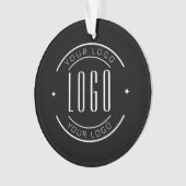 Modern custom bedrijf logo business branded ornament (voorkant)