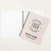 Modern custom bedrijf logo business branded planner (Display)