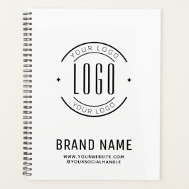 Modern custom bedrijf logo business branded planner