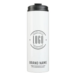 Modern custom bedrijf logo business branded thermosbeker