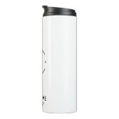 Modern custom bedrijf logo business branded thermosbeker (Geroteerd rechts)