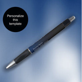 Modern Custom Blue Gradient Business Promotional Pen