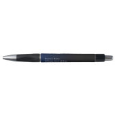 Modern Custom Blue Gradient Business Promotional Pen (Voorkant)