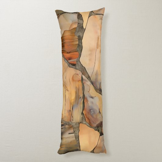 Modern Custom Body Pillow 20 "x54" – Lang bed Lichaamskussen (Achterkant (Verticaal))