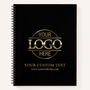 Modern Custom Business Company Logo Promotional Notitieboek