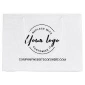 Modern Custom Business Company website Your Logo  Groot Cadeauzakje (Voorkant)