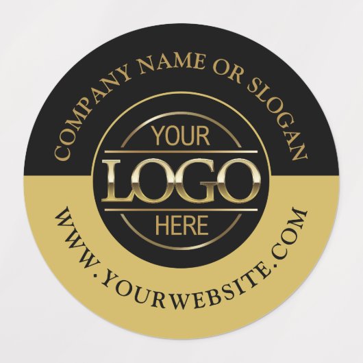 Modern Custom Business Logo Corporate Company Lab Labels (Design 2)