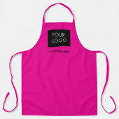 Modern Custom Business Logo Hot Pink Schort (Voorkant)
