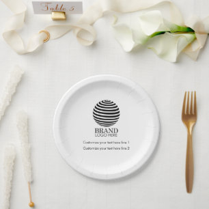 Modern Custom Business Logo Promotie Gift Papieren Bordje