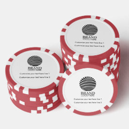 Modern Custom Business Logo Promotie Gift Poker Chips
