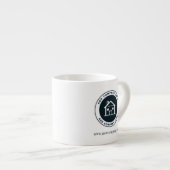 Modern Custom Business Logo Promotional Espresso Kop (Voorkant rechts)