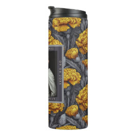 Modern Custom Carnation Floral Barn Wedding Thermosbeker