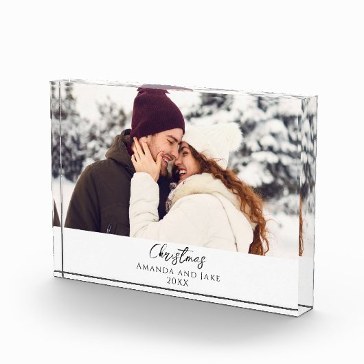 Modern Custom Christmas Photo Fotoblokken (Rechts)