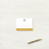 Modern Custom Company Business Logo Promotional Post-it® Notes (Op bureau)