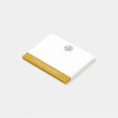 Modern Custom Company Business Logo Promotional Post-it® Notes (Schuin)