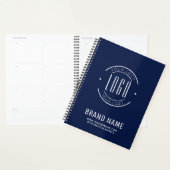 Modern custom company logo business branded planner (Display)
