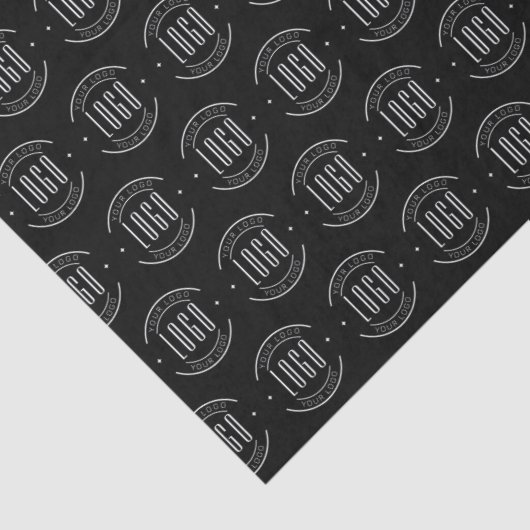 Modern custom company logo business branded tissuepapier (Detail)