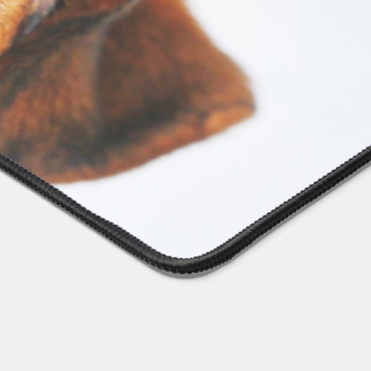 Modern Custom Dog Photo Bureaumat (Hoek)