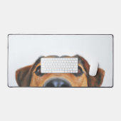 Modern Custom Dog Photo Bureaumat (Keyboard & Muis)
