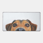 Modern Custom Dog Photo Bureaumat (Voorkant)