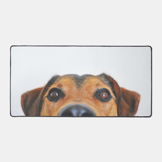 Modern Custom Dog Photo Bureaumat (Voorkant)